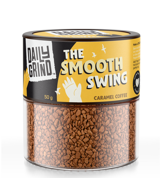 The Smooth Swing Caramel Instant Coffee | 50g Jar