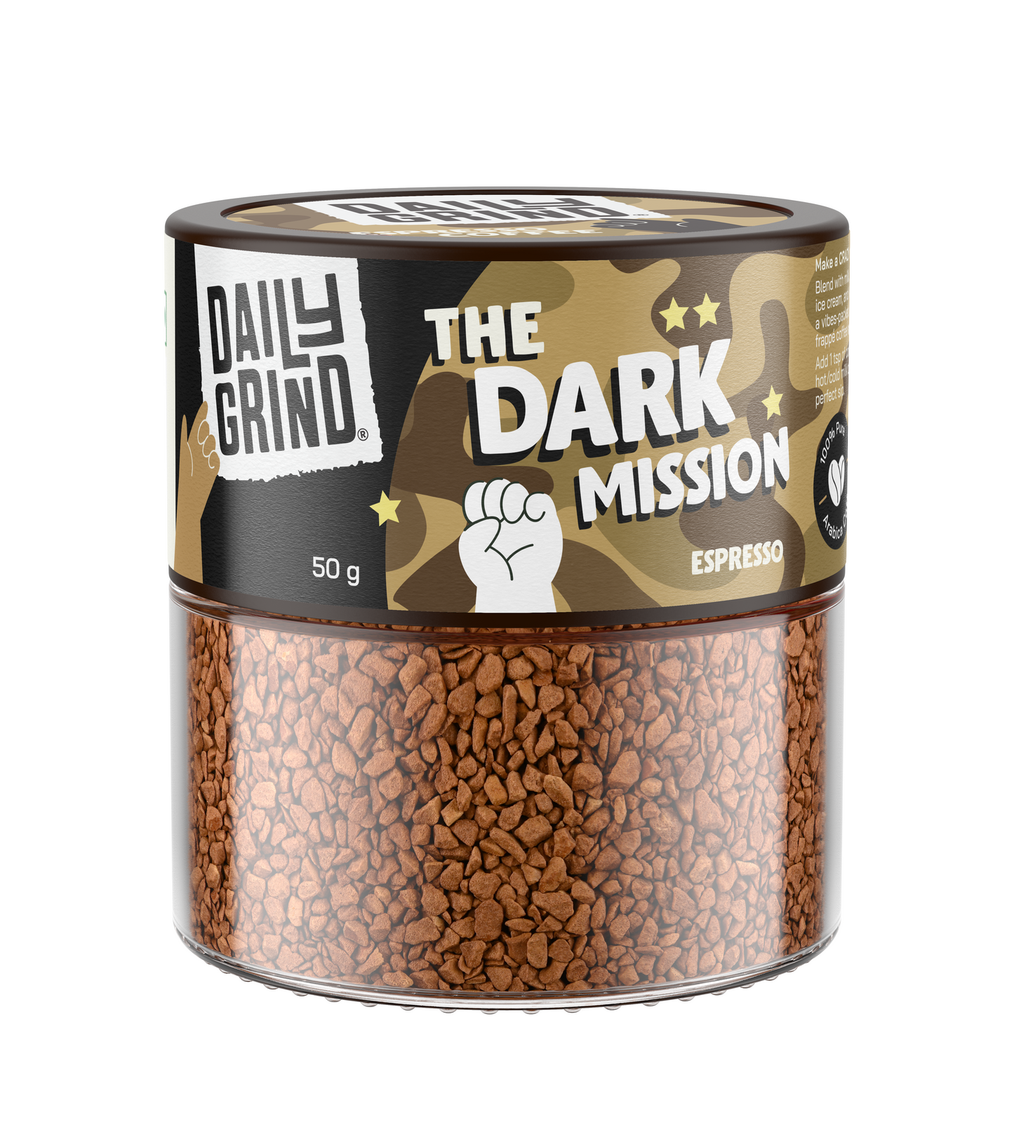 The Dark Mission Espresso Coffee | 50g Jar