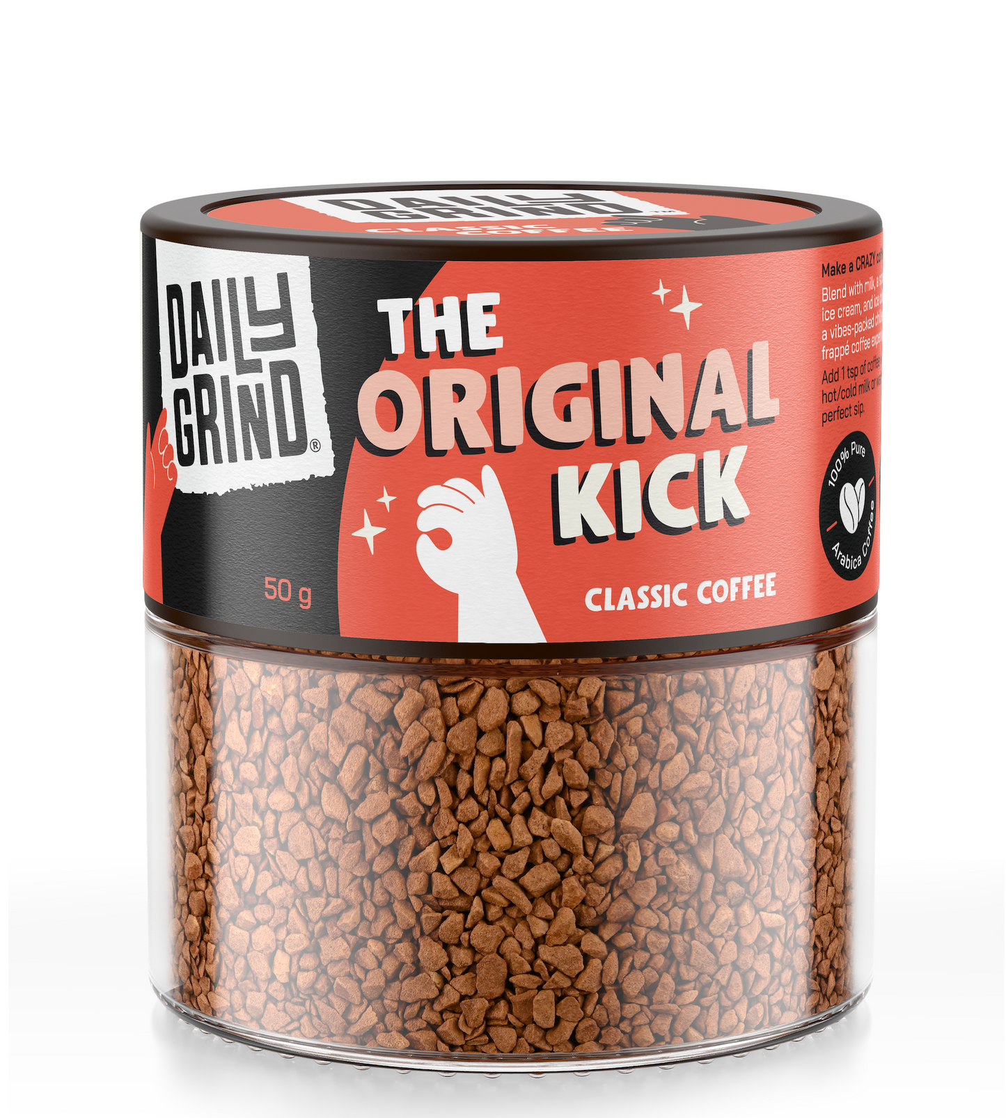 The Original Kick Classic Instant Coffee | 50g Jar