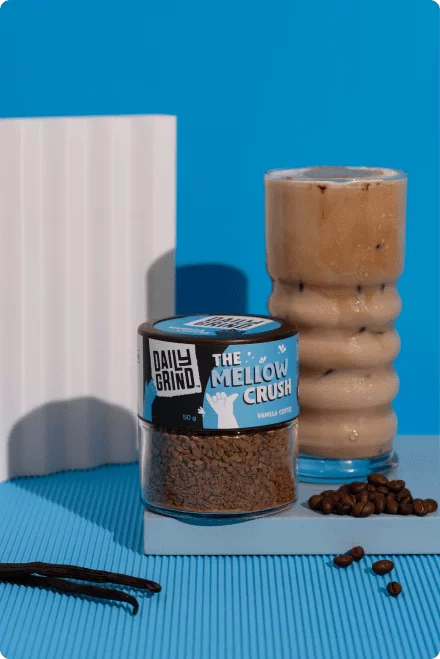 Vanilla Coffee with coffee beans