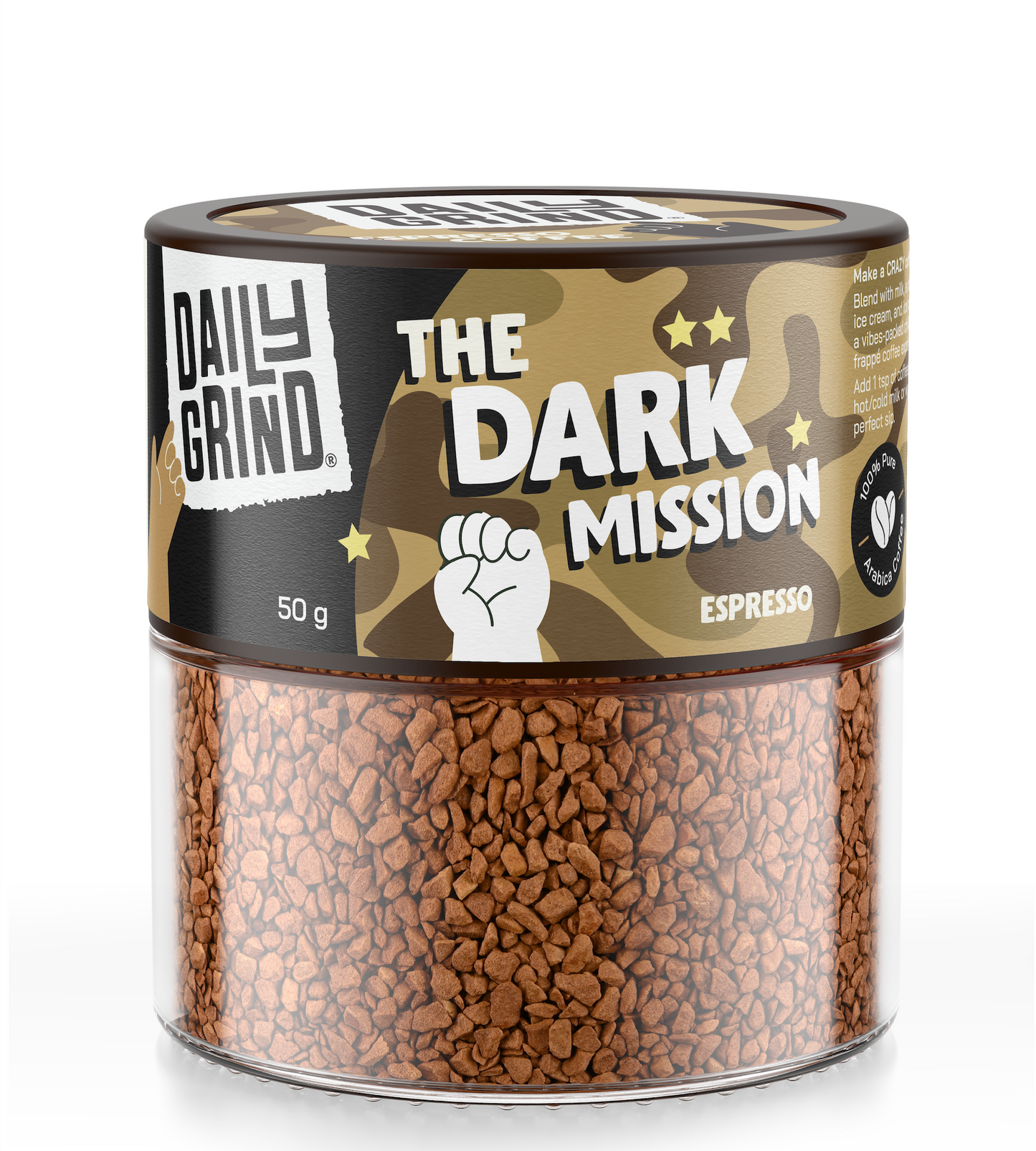 The Dark Mission Espresso Coffee | 50g Jar