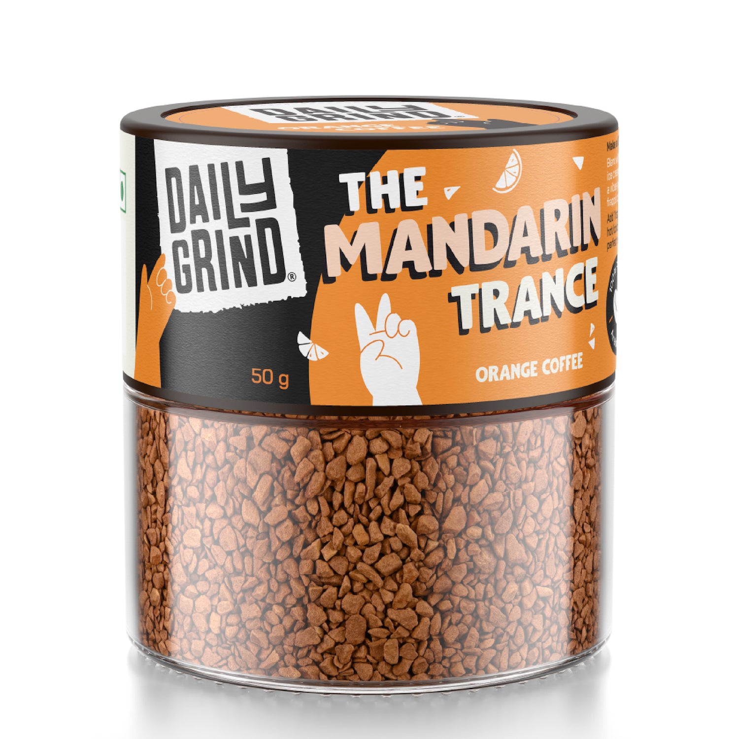 Focused Front of Orange Coffee