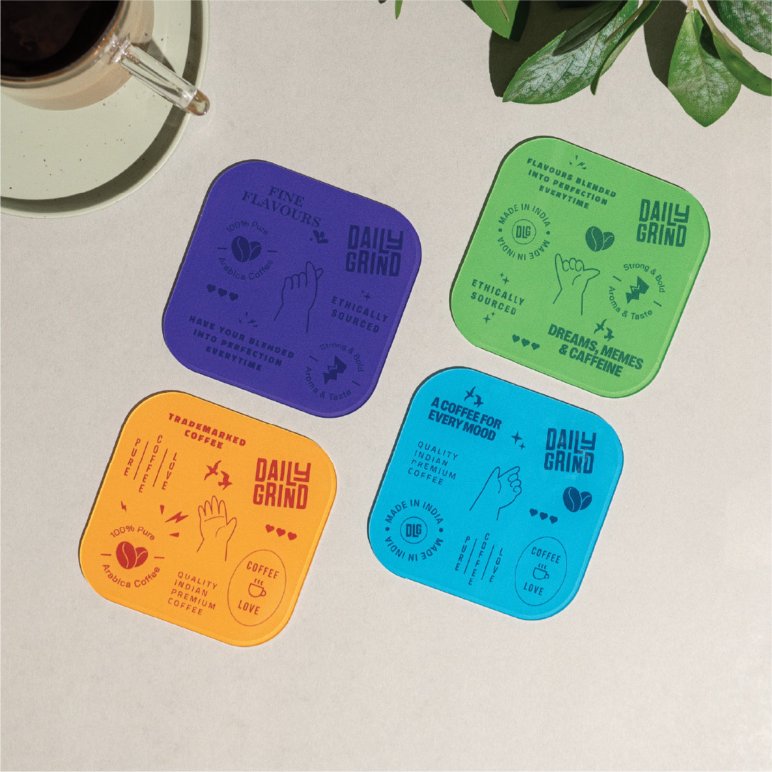 Daily Grind The Coaster Cult Coffee Coasters